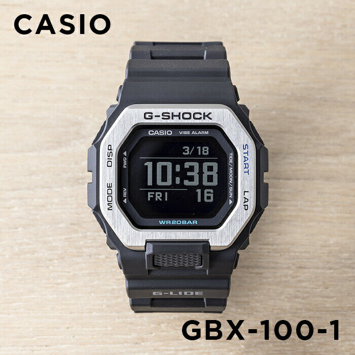 ¹͢ʡۡ10ǯݾڡCASIO G-SHOCK  Gå G饤 GBX-100-1 ӻ  ֥  å Ҷ ˤλ ʥǥ   ɿ ֥å  ̵