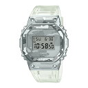 楽天TIME LOVERS【国内正規品】CASIO G-SHOCK カシオ Gショック GM-5600SCM-1JF 腕時計 時計 ブランド メンズ キッズ 子供 男の子 デジタル 日付 カレンダー 防水 ホワイト 白 シルバー カモフラージュ 迷彩 スケルトン クリア 送料無料