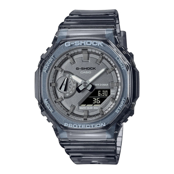 【並行輸入品】【10年保証】CASIO G-SHOCK カシオ GショックGMA-S2100SK-1A腕時計 時計 ブランド メンズ レディース キッズ 子供 男の子 女の子 アナデジ 日付 カレンダー シルバー 銀 グレー スケルトン クリア 海外モデル 送料無料