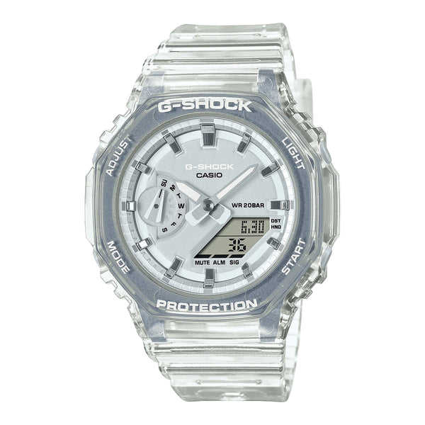 【ポイント5倍】【並行輸入品】【10年保証】CASIO G-SHOCK カシオ GショックGMA-S2100SK-7A腕時計 時計 ブランド メンズ レディース キッズ 子供 男の子 女の子 アナデジ 日付 カレンダー シルバー 銀 ホワイト 白 スケルトン クリア 海外モデル 送料無料