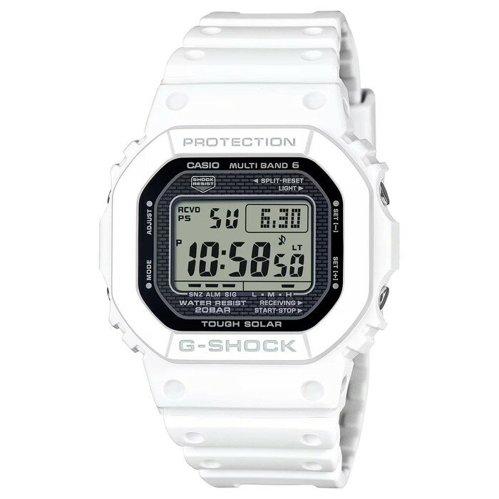 【10年保証】CASIO G-SHOCK カシオ Gショック GW-5000HS-7 腕時計 時計 ブランド メンズ キッズ 子供 男の子 デジタル 電波 ソーラー ソーラー電波 日付 カレンダー 防水 ブラック 黒 ホワイト 白 ギフト プレゼント