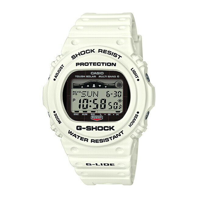 【国内正規品】CASIO G-SHOCK カシオ Gショック Gライド GWX-5700CS-7JF 腕時計 時計 ブランド メンズ キッズ 子供 男の子 デジタル 電波 ソーラー ソーラー電波 日付 カレンダー 防水 ホワイト 白 ブラック 黒 送料無料