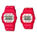 【国内正規品】CASIO G-SHOCK BABY-G G カシオ Gショック ベビーG ラバコレ LOV-20B-4JR 腕時計 時計 ブランド ペアウォッチ Gショック ベビーG デジタル 日付 カレンダー 防水 レッド 赤 ホワイト 白 送料無料
