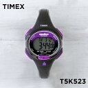 【並行輸入品】TIMEX IRONMAN タイメックス アイアンマン エッセンシャル 10 レディース T5K523 腕時計 時計 ブランド ランニングウォッチ デジタル ブラック 黒 パープル 紫 送料無料 その1