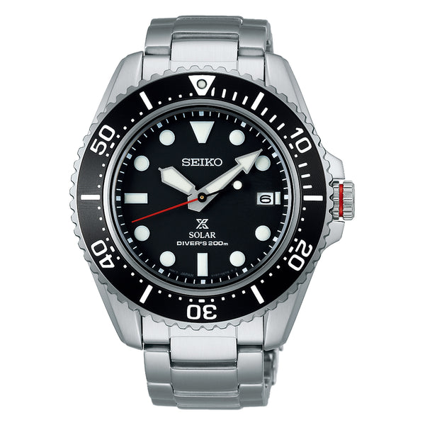 【10%OFF】【並行輸入品】【10年保証】SEIKO PROSPEX DIVER SCUBA セイコー プロスペックス ダイバースキューバ SNE589 腕時計 時計 ブランド メンズ 逆輸入 ダイバー アナログ ソーラー 日付 防水 シルバー 黒 メタル フルメタル 送料無料 1