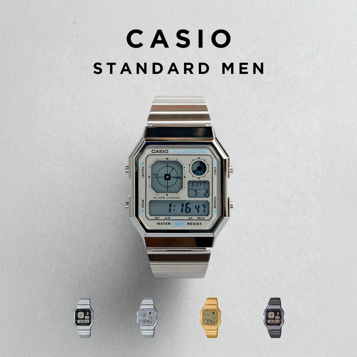 【10年保証】CASIO STANDARD MEN カシオ スタンダードA130WE腕時計 時計 ブランド メンズ レディース キッズ 子供 男の子 女の子 チ...
