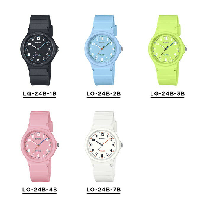 【10年保証】CASIO STANDARD WOMEN カシオ スタンダード LQ-24B 腕時計 時計 ブラ...