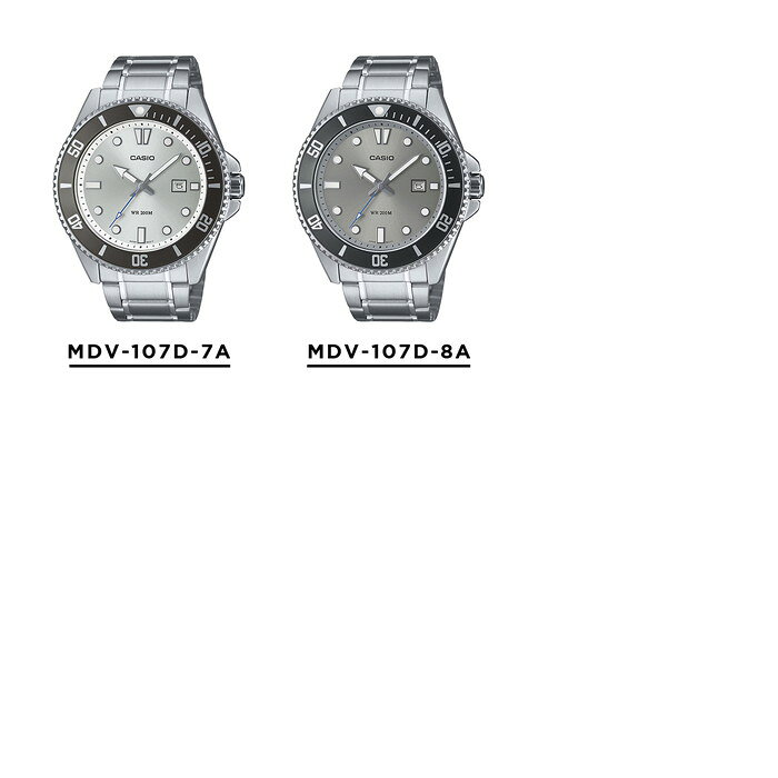 【10年保証】【日本未発売】CASIO STANDARD MEN カシオ スタンダードMDV-107D腕時...