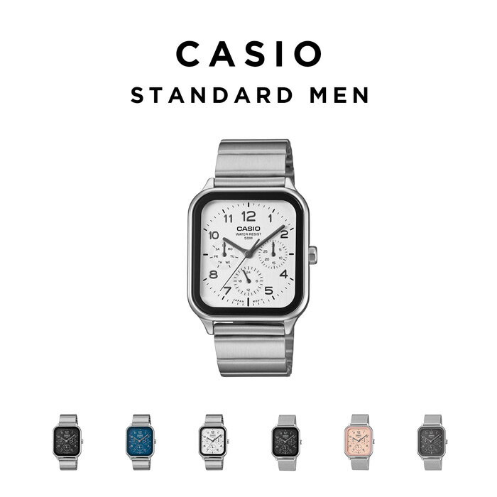 【10年保証】【日本未発売】CASIO STANDARD MEN カシオ スタンダードMTP-M306D腕時計 時計 ブランド メンズ レディース キッズ 子供 男の子 女の子 チープカシオ チプカシ アナログ 日付 防水 シルバー メタル メッシュ 海外モデル ギフト プレゼント