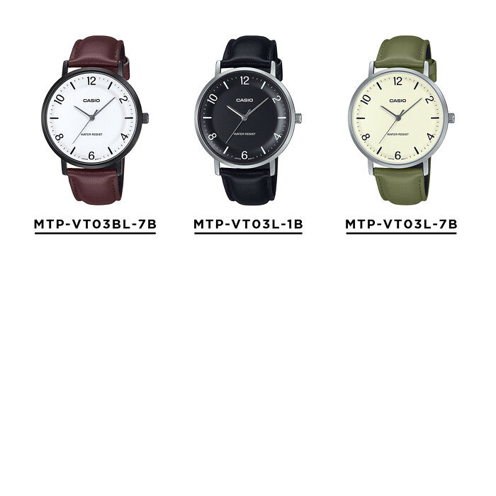 【10年保証】【日本未発売】CASIO STANDARD MENS カシオ スタンダード MTP-VT03L ...