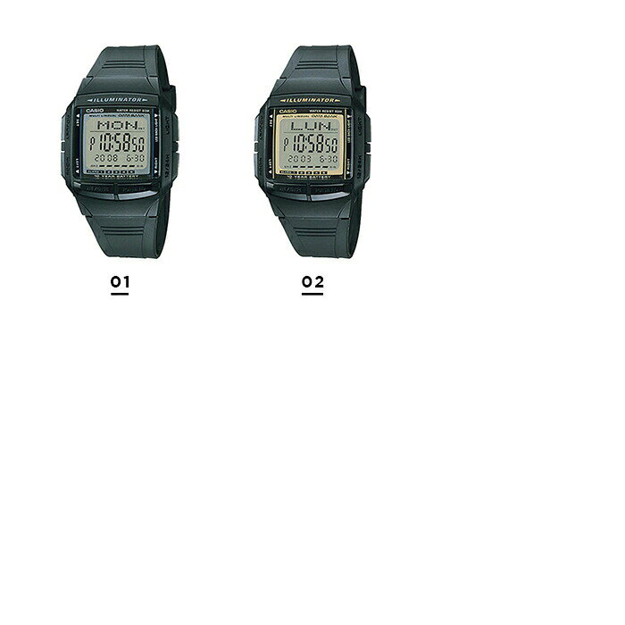 【10年保証】CASIO DATA BANK カシオ データバンク DB-36 腕時計 時計 ブランド メ...