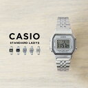 【並行輸入品】【10年保証】【日本未発売】CASIO STANDARD カシオ スタンダード LA680WA 腕時計 時計 ブランド レディース キッズ 子供 女の子 チープカシオ チプカシ デジタル 日付 シルバー ブラック 黒 グレー 花柄 シンプル メタル 海外モデル 送料無料