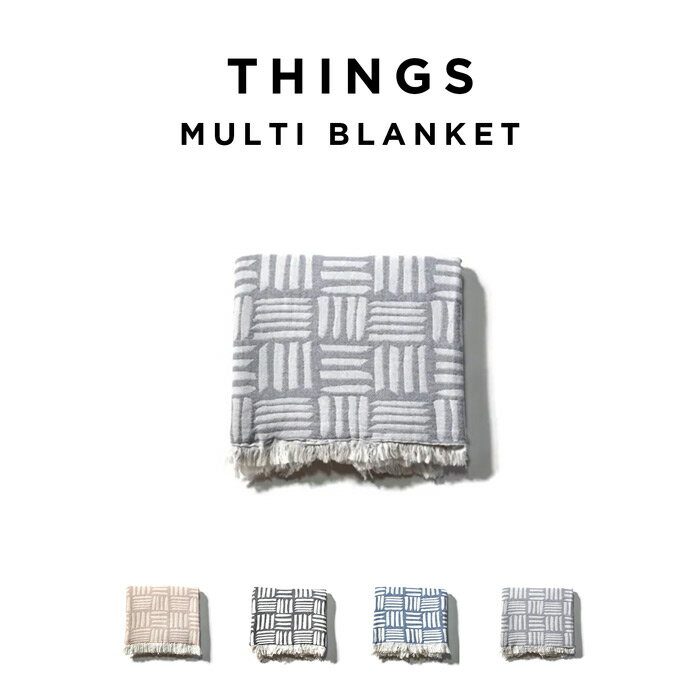 樂天商城 - THINGS MULTI BLANKET シングス マルチ ブランケット PMBK-25 雑貨 ブランド ひざ掛け ベットカバー 夏 冬 インテリア トルコ 大判 メンズ レディース カラフル コットン 綿 冷房対策 ハンドメイド お昼寝 柄 模様 おしゃれ 130×170cm ギフト プレゼント