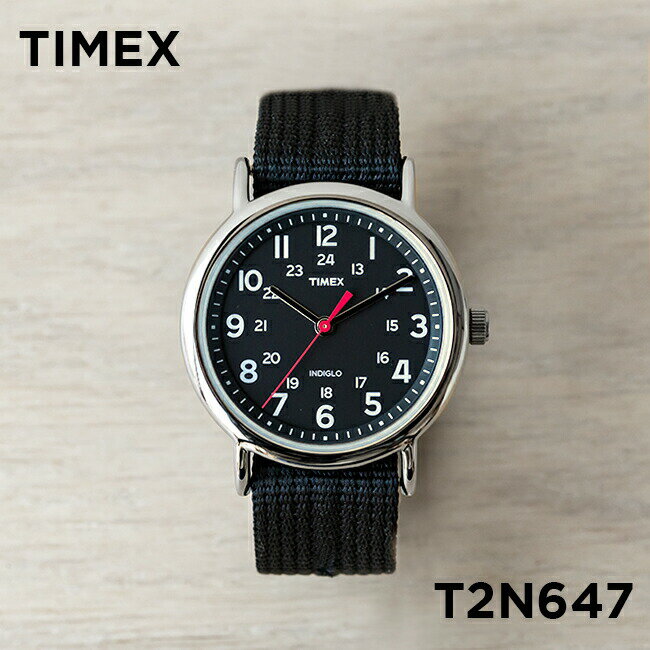タイメックス 腕時計（メンズ） 【10%OFF】【並行輸入品】TIMEX WEEKENDER タイメックス ウィークエンダー 38MM メンズ T2N647 腕時計 時計 ブランド レディース ミリタリー アナログ シルバー ブラック 黒 ナイロンベルト 送料無料