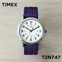 【並行輸入品】TIMEX WEEKENDER CENTRAL PARK FULL SIZE タイメックス ウィークエンダー セントラルパーク メンズ T2N747 腕時計 レディース アナログ ネイビー ホワイト 白 ストライプ ナイロンベルト