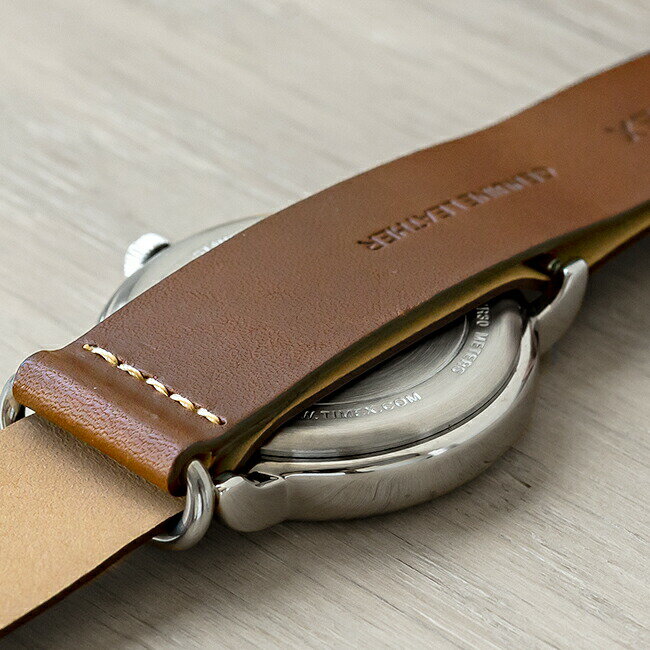 【並行輸入品】TIMEX タイメックス ウィークエンダー 40MM メンズ T2P495 腕時計 レディース ミリタリー アナログ ブラウン 茶 アイボリー レザー 革ベルト 送料無料格安通販　バレンタイン　人気　ランキング