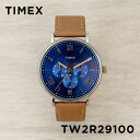 タイメックス 腕時計（メンズ） 【並行輸入品】TIMEX SOUTHVIEW タイメックス サウスビュー マルチ 41MM TW2R29100 腕時計 時計 ブランド メンズ レディース アナログ ネイビー ブラウン 茶 レザー 革ベルト 送料無料