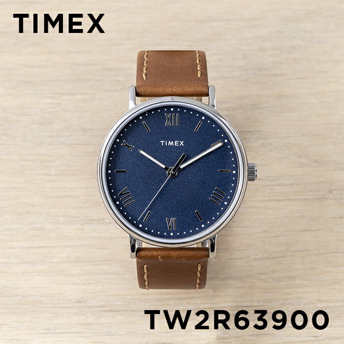 【並行輸入品】【日本未発売】TIMEX SOUTHVIEW タイメックス サウスビュー 41MM メンズ TW2R63900 腕時計 時計 ブランド レディース アナログ ネイビー ブラウン 茶 レザー 革ベルト 海外モデル 送料無料