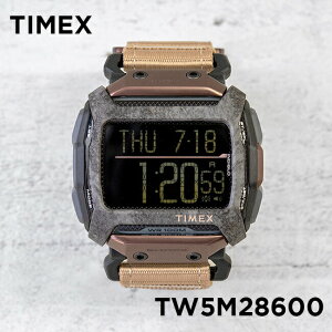 【並行輸入品】【日本未発売】TIMEX タイメックス コマンド ショック 54MM TW5M28600 腕時計 メンズ デジタル ブラック 黒 ベージュ 海外モデル 送料無料