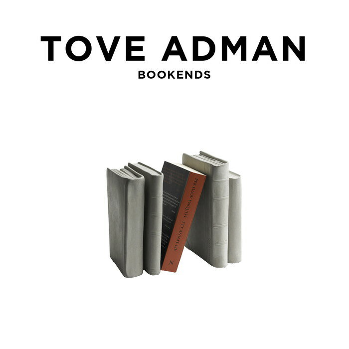 【10%OFF】【並行輸入品】【日本未発売】TOVE ADMAN BOOKENDS トーヴ アドマン ブックエンド 920018 北欧 インテリア 雑貨 アート 置物 オブジェ ブックスタンド 卓上 本立て 本 収納 仕切り 本棚 モダン ブランド グレー 海外モデル 送料無料