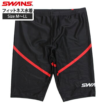 【夏物大処分価格】 フィットネス水着 メンズ 男性 スワンズ SWANS 水着 レギュラーフィットスパッツ ストレッチ スイムパンツ スイミング M L LL