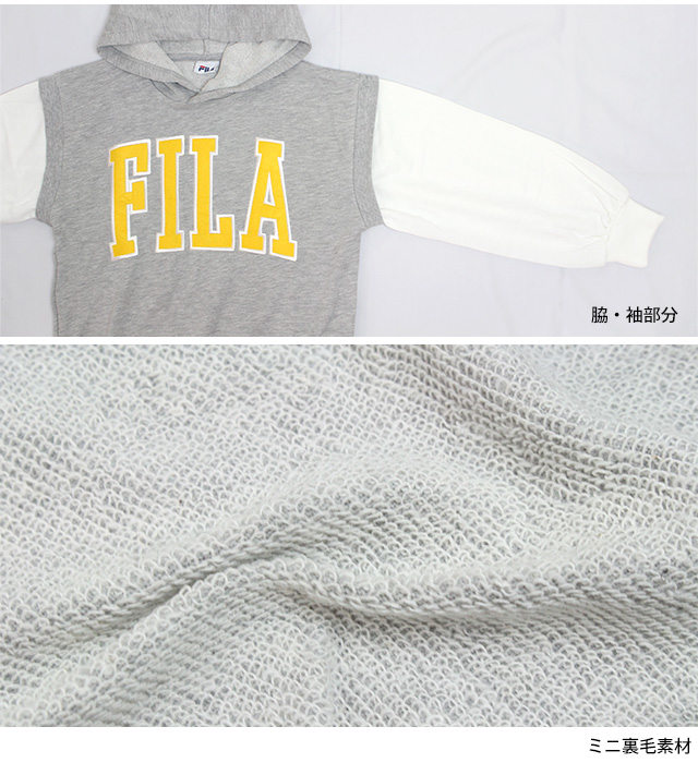 パーカー スウェット キッズ ジュニア フィラ FILA 女の子 子供 裏毛 フード プルオーバー 130cm 140cm 150cm 160cm