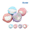 ミニポーチ キッズ 女の子 小物入れ コインケース サンリオキャラクター キーケース ボールチェーン付き