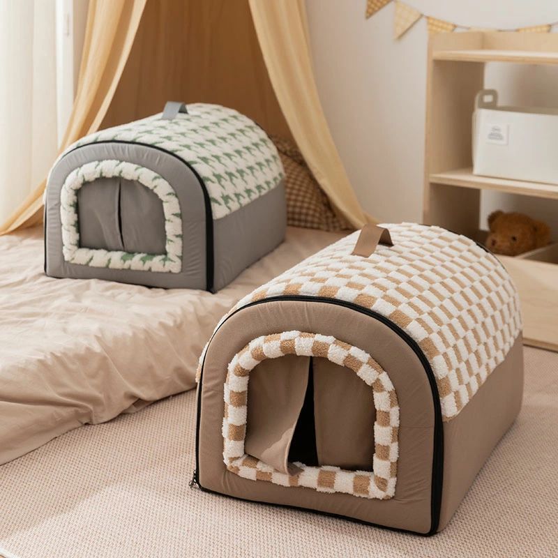 樂天商城 - 保温防寒 ぐっすり眠る ベッド 猫 PP綿 ネコ ケージ用 ペットベッド ふわふわ暖か 小型犬 あったか 中型犬 ペットハンモック ペット用寝袋 安定な構造 寝床 犬 高反発 自立式 大型犬 取り外し可能 ハンモック ベッド 冬用