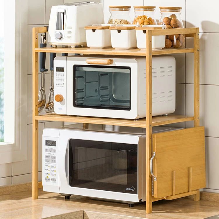 樂天商城 - 省スペース 炊飯器 ラック レンジ レンジ上 キッチンラック トースターラック レンジ台 トースター 2段 おしゃれ ラック レンジラック 電子レンジ レンジ上ラック ラック