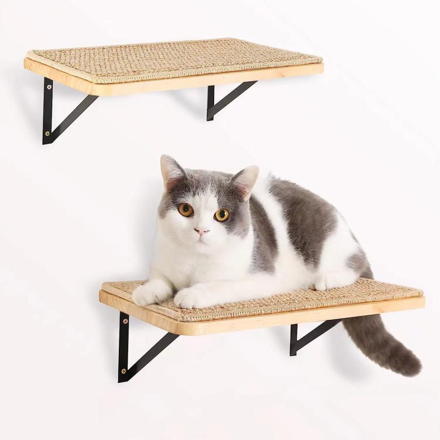 Rakuten - 猫用 猫 キャットステップ キャットウォーク 壁付け キャットステップ 40cm