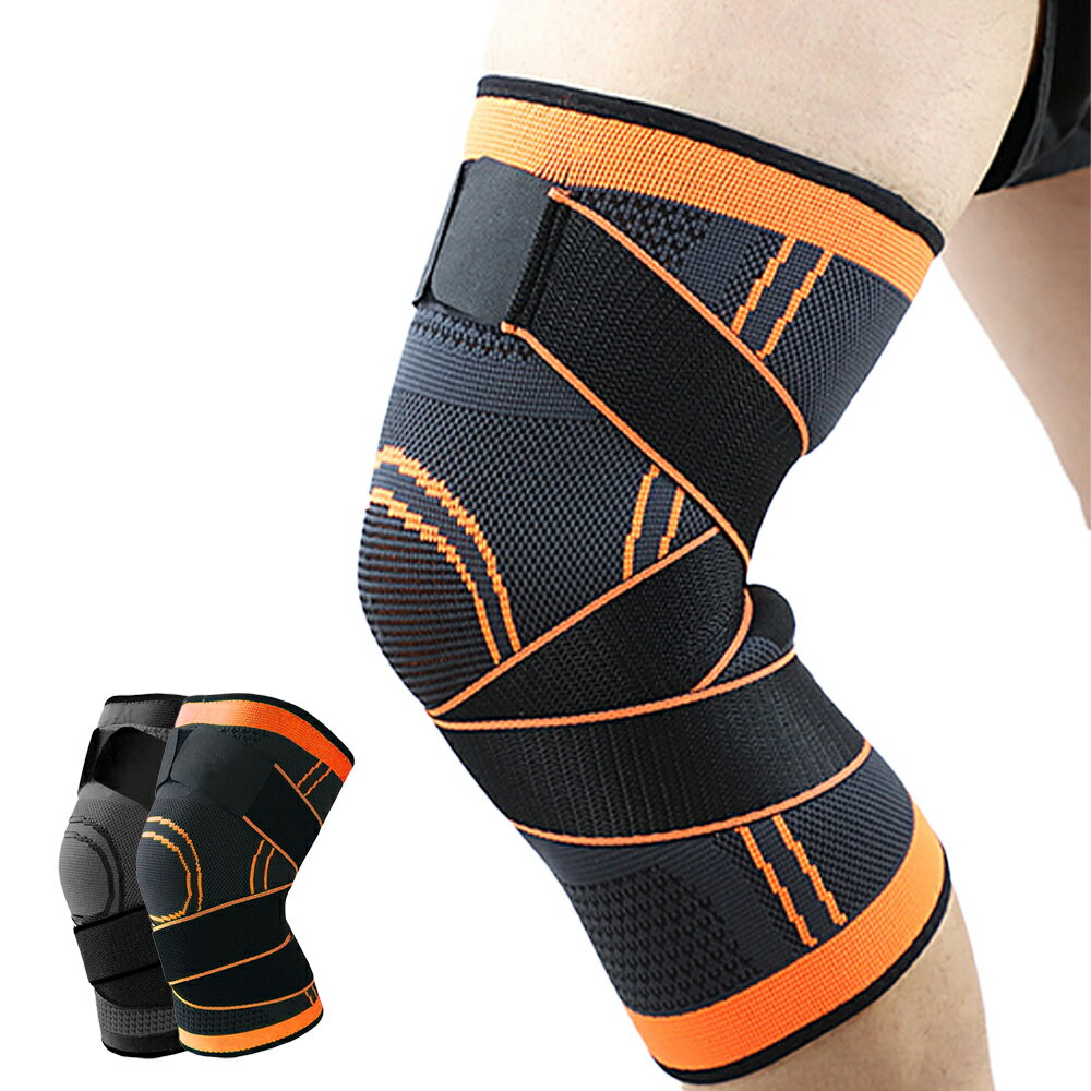 膝サポーター ヒザ専用 膝専用2枚セット 男女兼用 ひざ 膝関節 ウォーキング 簡単装着 蒸れにくい 動きやすい 固定 強力 歩行 転倒防止 サポート 健康 運動