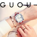 \最大20%OFFクーポン/【ラッピング対応】GUOU レディース 腕時計 時計 ラッピング無料 かわいい おしゃれ ピンクゴールドケース カジュアル 可愛い ...