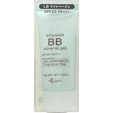 エテュセ 薬用ミネラルBBジェル ライトベージュ 40g SPF25　PA+++ 毛穴カバー 美白 肌荒れ ニキビ予防【医薬部外品】美容液ファンデーション 薬用ファンデーション