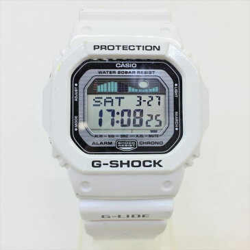 ■CASIO G-SHOCK/カシオ ジーショック■GLX-5600-7JF/G-LIDE/スクエア/ホワイト/タイドグラフ/腕時計/時計/Mens/メンズ【中古：良い】【FS和泉中央店】210330/20211008　　2727