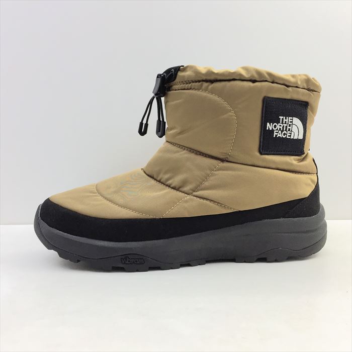 【中古】■THE NORTH FACE/ザ ノース フェイス■NF52076/Nuptse Bootie WP Logo Short/ヌプシ ブーティ ウォータープルーフ ロゴ ショート（ユニセックス）/28cm/ブラウン/ブーツ【中古：良い】【FS和泉中央店】220306/20220520　　4001【お宝家和泉中央店】