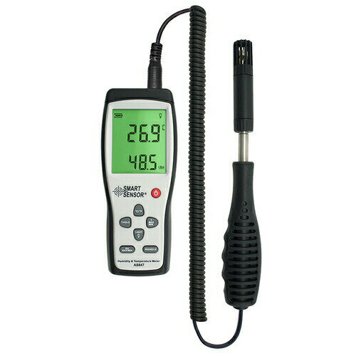 【正規輸入品】 温湿度計 【SMART SENSOR　AS847】温度測定 湿度測定 家庭用 商業用 簡単操作 データ保..