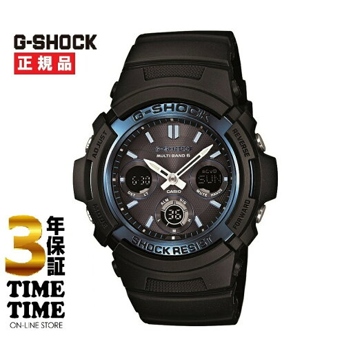 CASIO カシオ G-SHOCK Gショック ソーラー電波 アナデジ ブラック ブルー AWG-M100A-1AJF 【安心の3年保証】 CASIO カシオ G-SHOCK Gショック ソーラー電波 アナデジ ブラック ブルー AWG-M100A-1AJF 【安心の3年保証】