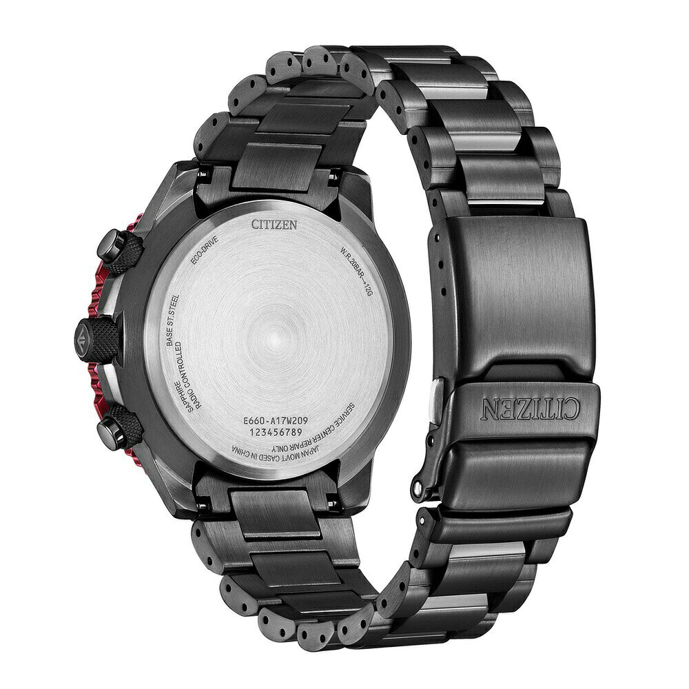 【11日26時まで最大2,000円OFFクーポン！ポイント最大47倍】CITIZEN シチズン PROMASTER プロマスター SKYシリーズ エコ・ドライブ電波 レッド CB5009-55E 【安心の5年保証】