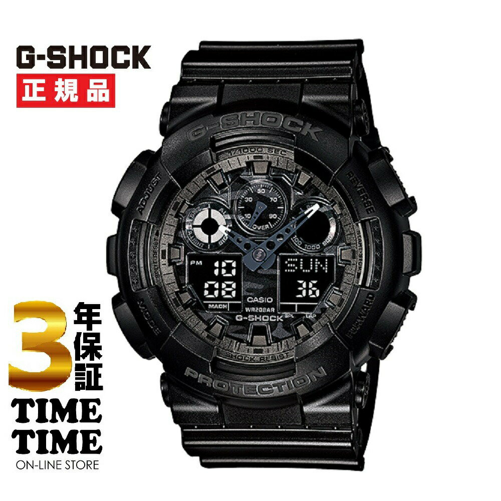 CASIO カシオ G-SHOCK Gショック カモフラージュダイアル ブラック GA-100CF-1AJF 