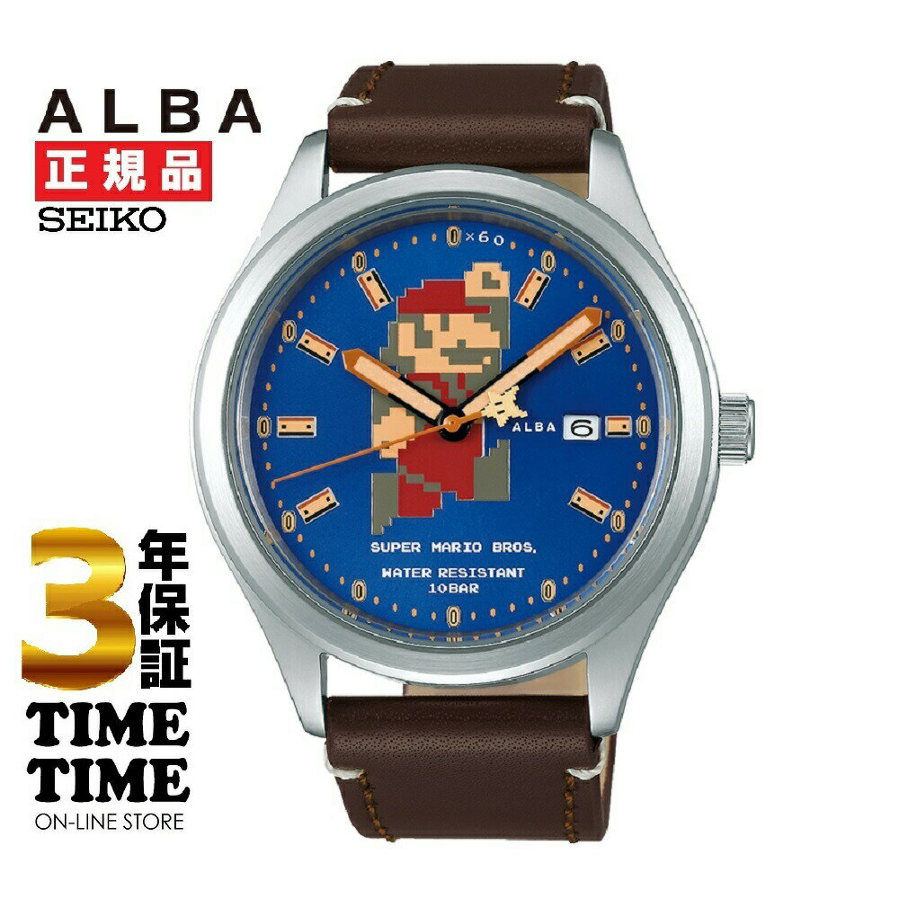 SEIKO セイコー ALBA アルバ キャラクターウオッチ スーパーマリオ コラボレーションモデル「ビックサイズマリオ」 ACCA401 【安心の3年保証】専用箱なしのため箱はSEIKOになります。