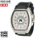 roberto cavalli BY FRANCK MULLER ロベルト・カヴァリ バイ フランク・ミュラー 自動巻 ホワイト RV1G207L0011 メンズ 【安心の1年保証】