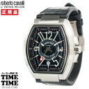 roberto cavalli BY FRANCK MULLER ロベルト・カヴァリ バイ フランク・ミュラー 自動巻 ブラック RV1G207L0041 メンズ 