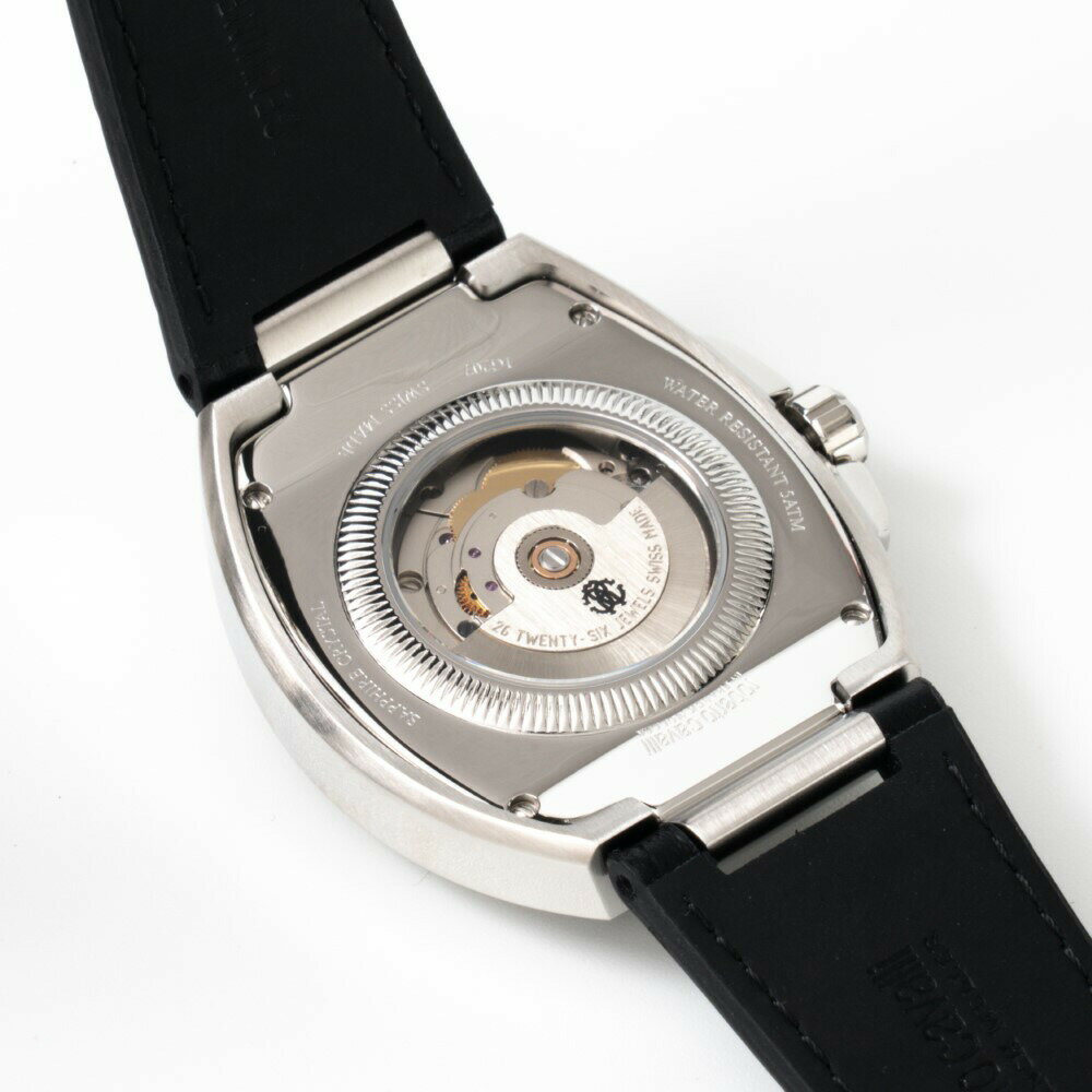 【24日26時まで最大2,000円OFFクーポン！ポイント最大47倍】roberto cavalli BY FRANCK MULLER ロベルト・カヴァリ バイ フランク・ミュラー 自動巻 ブラック RV1G207L0041 メンズ 【安心の1年保証】