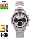 【10%OFFクーポン付8/20-8/21◆10時まで楽天ファッションセール】TECHNOS テクノス 腕時計 メンズ ソーラー クロノグラフ ホワイト/シルバ...