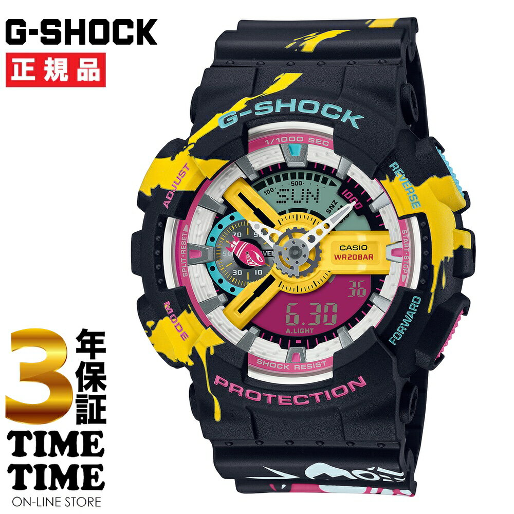 CASIO カシオ G-SHOCK Gショック LEAGUE OF LEGENDSコラボモデル ジンクス GA-110LL-1AJR 【安心の3年保証】