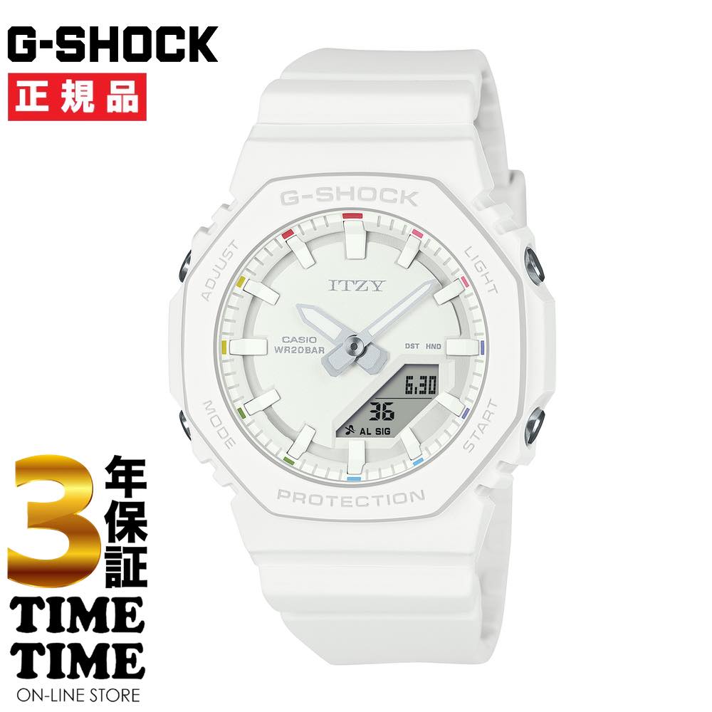 楽天TIMETIME ONLINE STORECASIO カシオ G-SHOCK Gショック ITZYコラボレーションモデル ホワイト GMA-P2100IT-7AJR 【安心の3年保証】