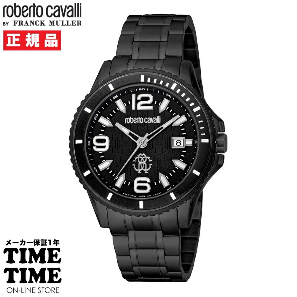 roberto cavalli BY FRANCK MULLER ロベルト・カヴァリ バイ フランク・ミュラー メンズ ブラック RV1G217M0061 