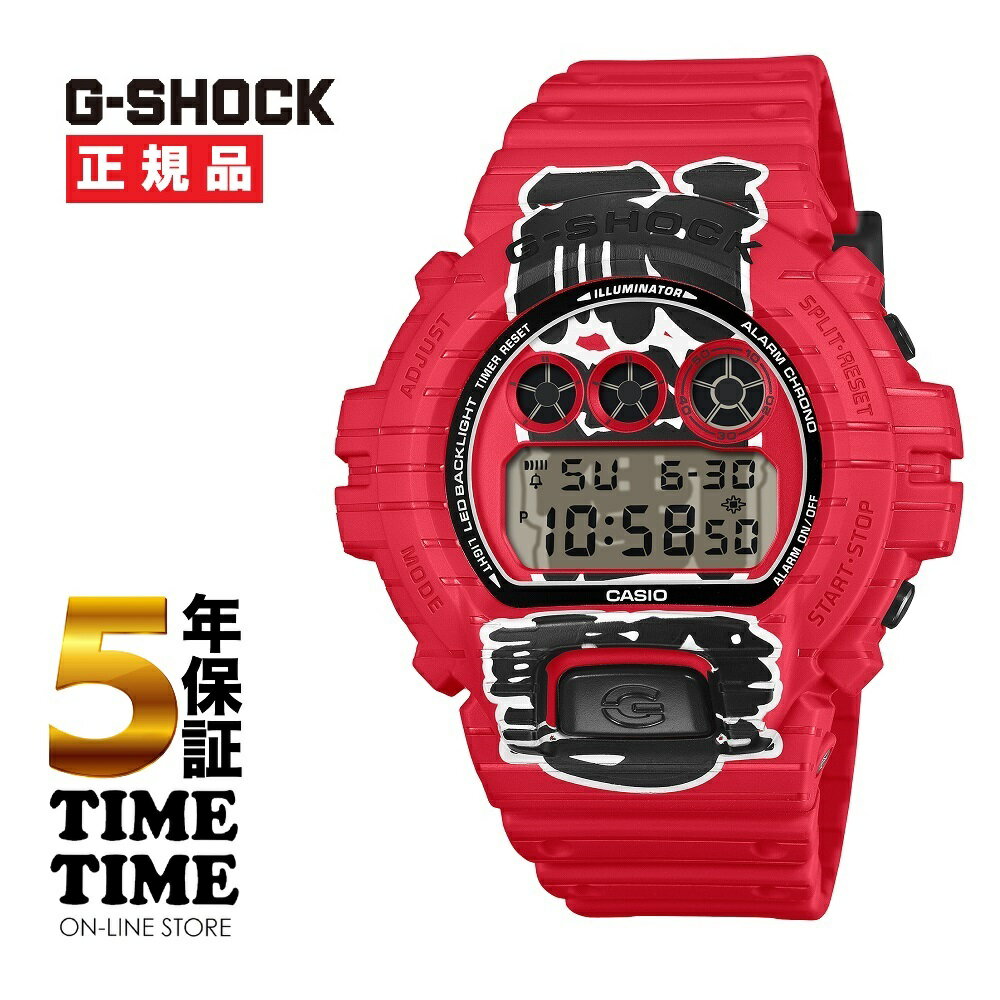 乐天商城 - 【楽天ファッション対象ストア！10％クーポン付】CASIO カシオ G-SHOCK Gショック Made in Japan 赤提灯 DW-6900AKA-4JR【安心の5年保証】