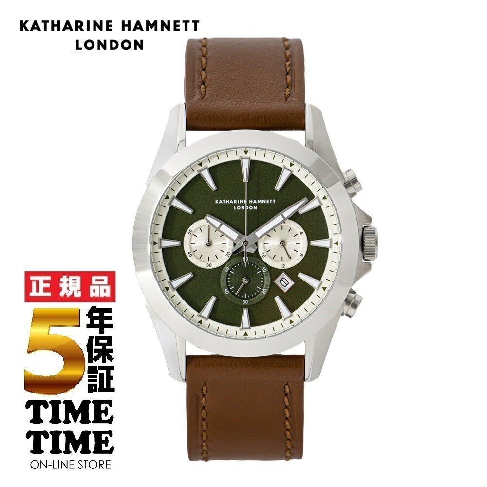 乐天商城 - KATHARINE HAMNETT キャサリンハムネット タイムタイム 限定モデル 茶カーフレザー KH20J994 【安心の5年保証】他店では買えない特別な商品