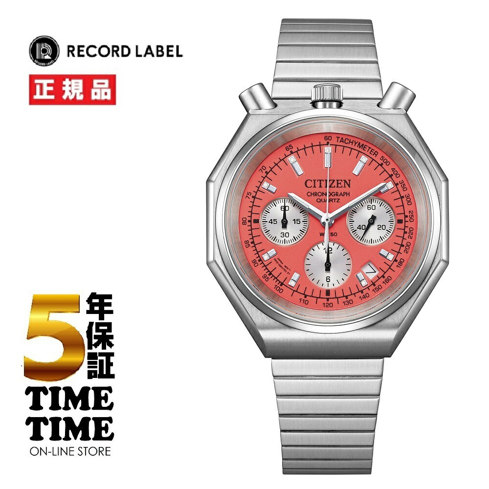 3/12発売！予約受付中！CITIZEN COLLECTION シチズンコレクション レコードレーベル PLAYGROUND Edition TSUNO CHRONO Custom AN3700-89Z【安心の5年保証】